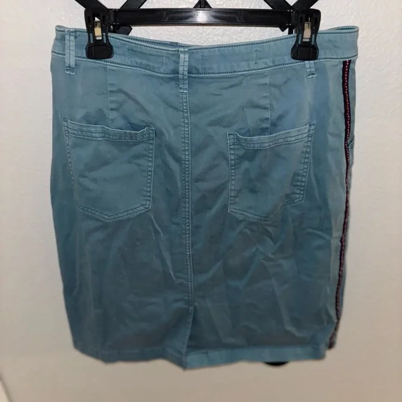 Pilcro & The Letterpress Utility Button Front Skirt Size‎ 14 – Blue - Picture 5 of 5